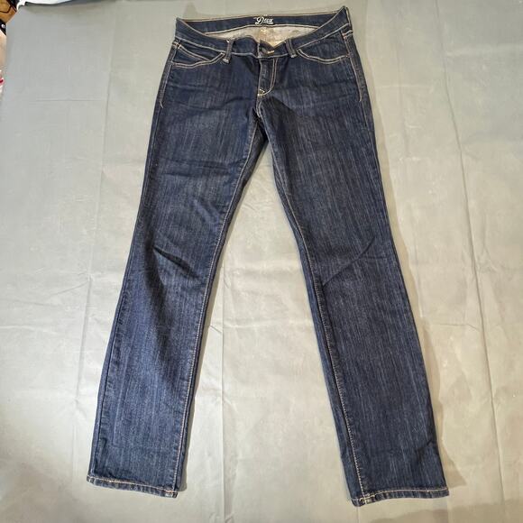 Old Navy The Diva Jeans Womens Size 8 Regular Blue Dark Wash Boot Cut Low Rise - Picture 16 of 16